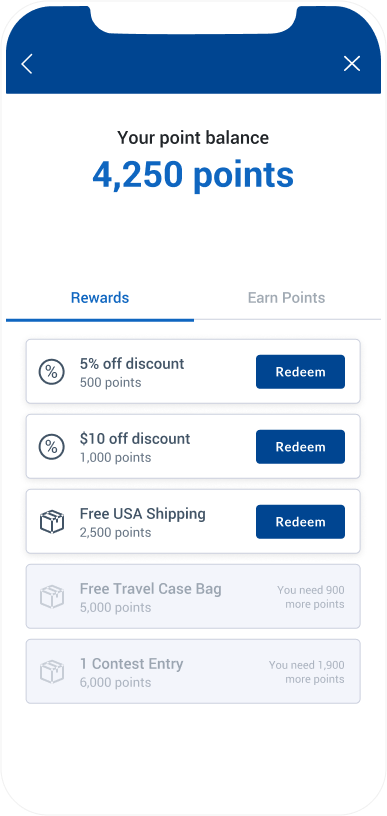 Thousands of ways to earn and spend points